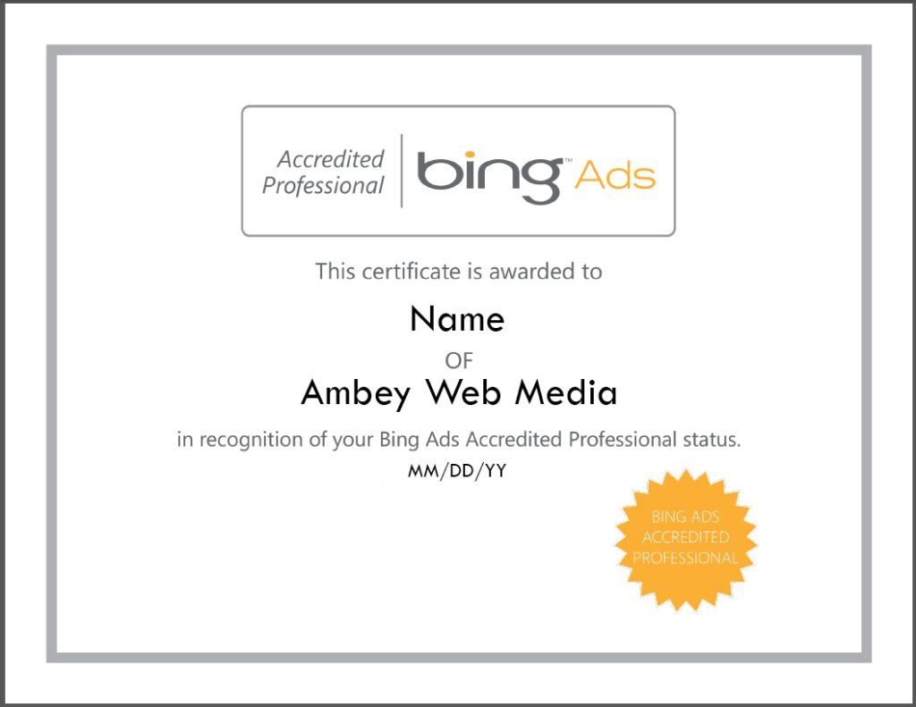 bing-certificate