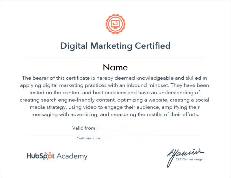 hubspot-certification